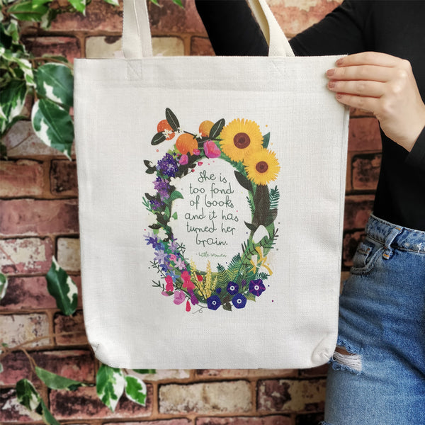 Pack of 4 - Tote Bag - Too Fond of Books