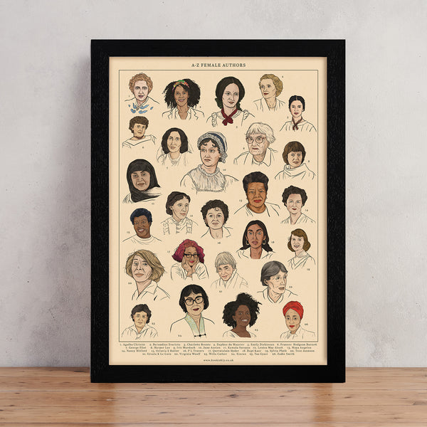 A-Z Female Author Alphabet Poster (Pack of Ten)