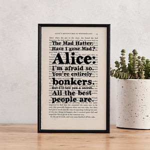 Alice in Wonderland - Have I Gone Mad? - Bonkers - Book Page