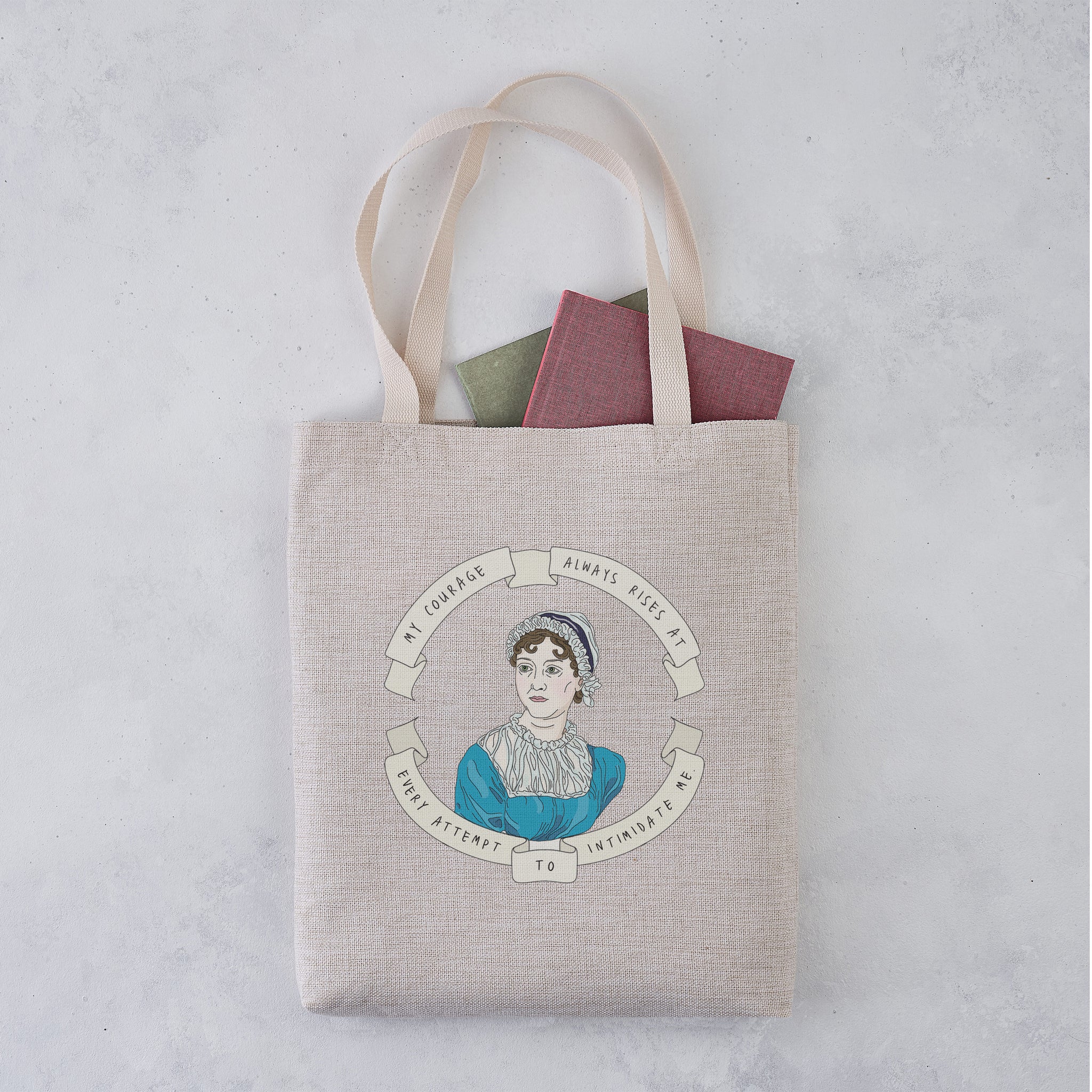 Pack of 4 - Author Tote Bag - Jane Austen