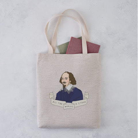 Pack of 4 - Author Tote Bag - William Shakespeare