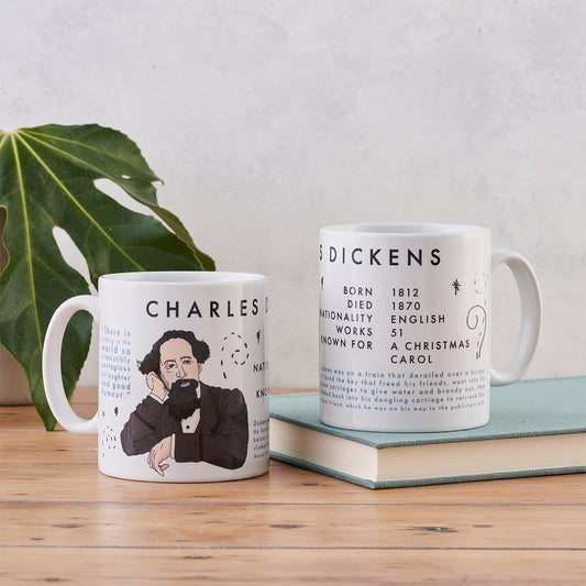 Pack of 6 - Author Mug - Charles Dickens