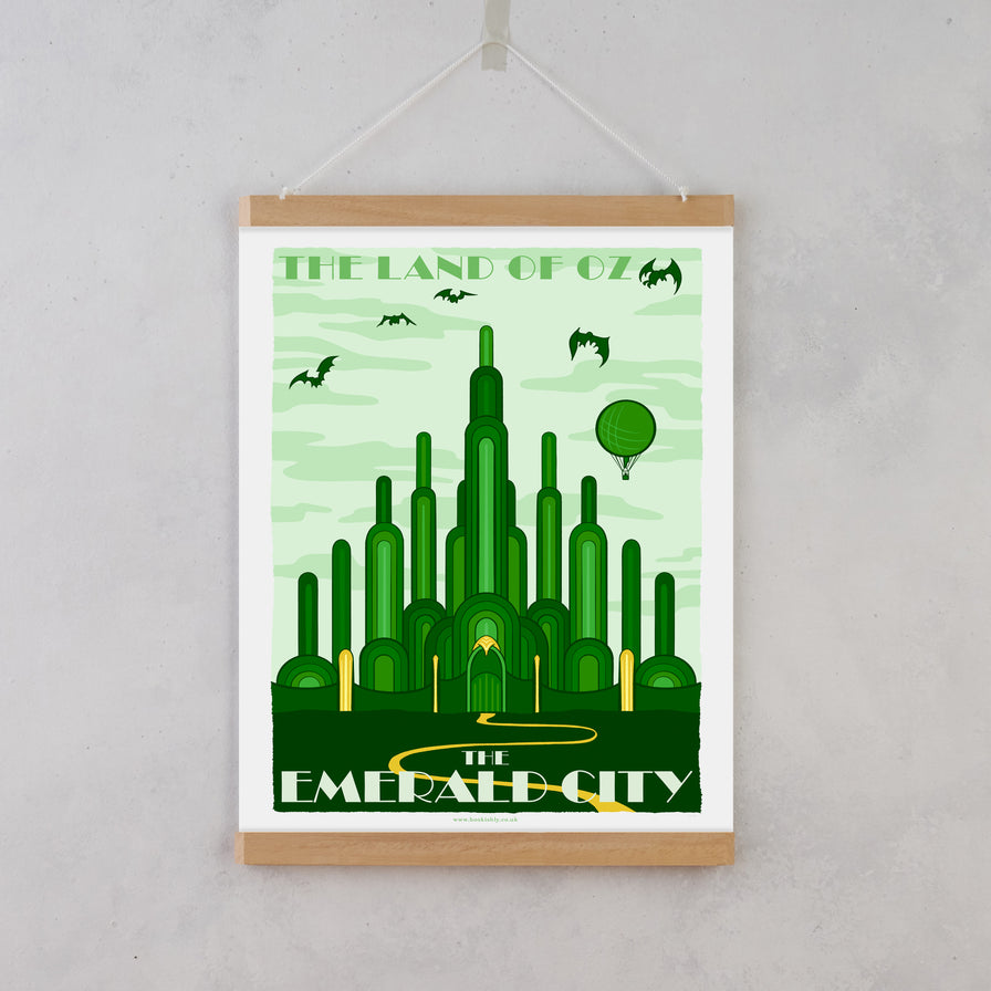 Fictional Travel Poster - The Emerald City - set of 10