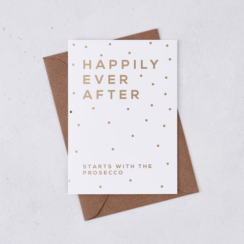 Greeting card - Happily Ever After - Foil Card - 342