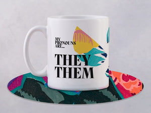 Pronoun Mug - They Them - Pack of 6