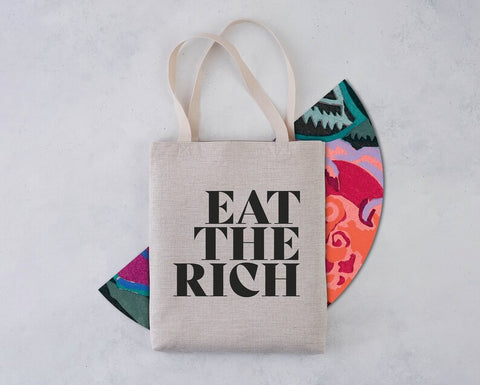 Activist Tote - Eat the rich - Pack of 4
