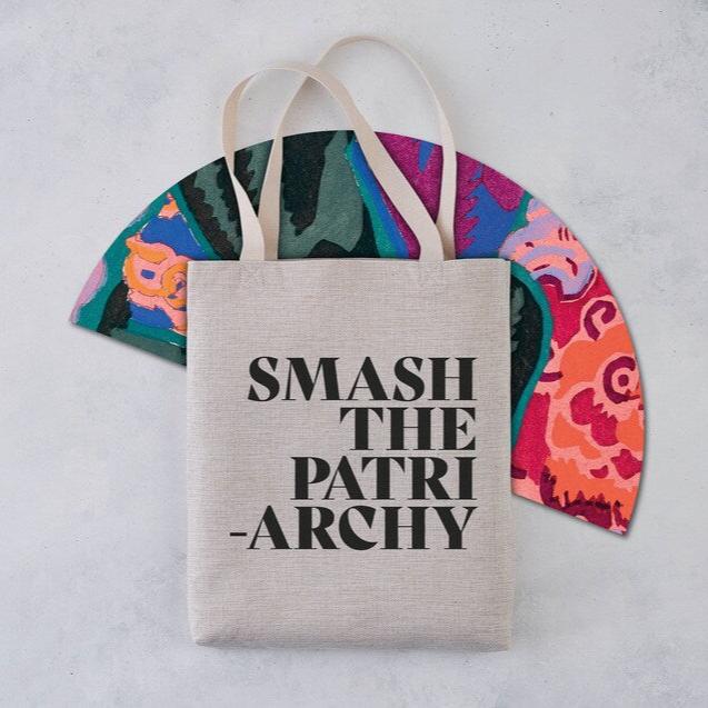 Pack of 4 - Activist Tote - Smash the patriarchy- Pack of 4