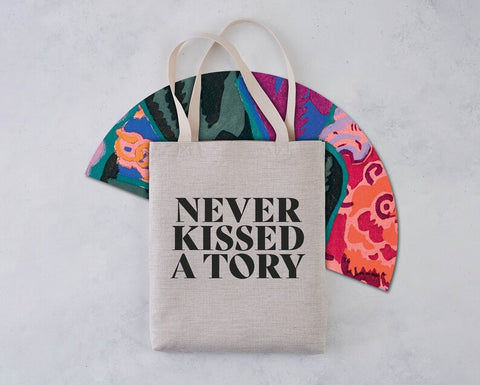 Activist Tote - Never kissed a tory - Pack of 4