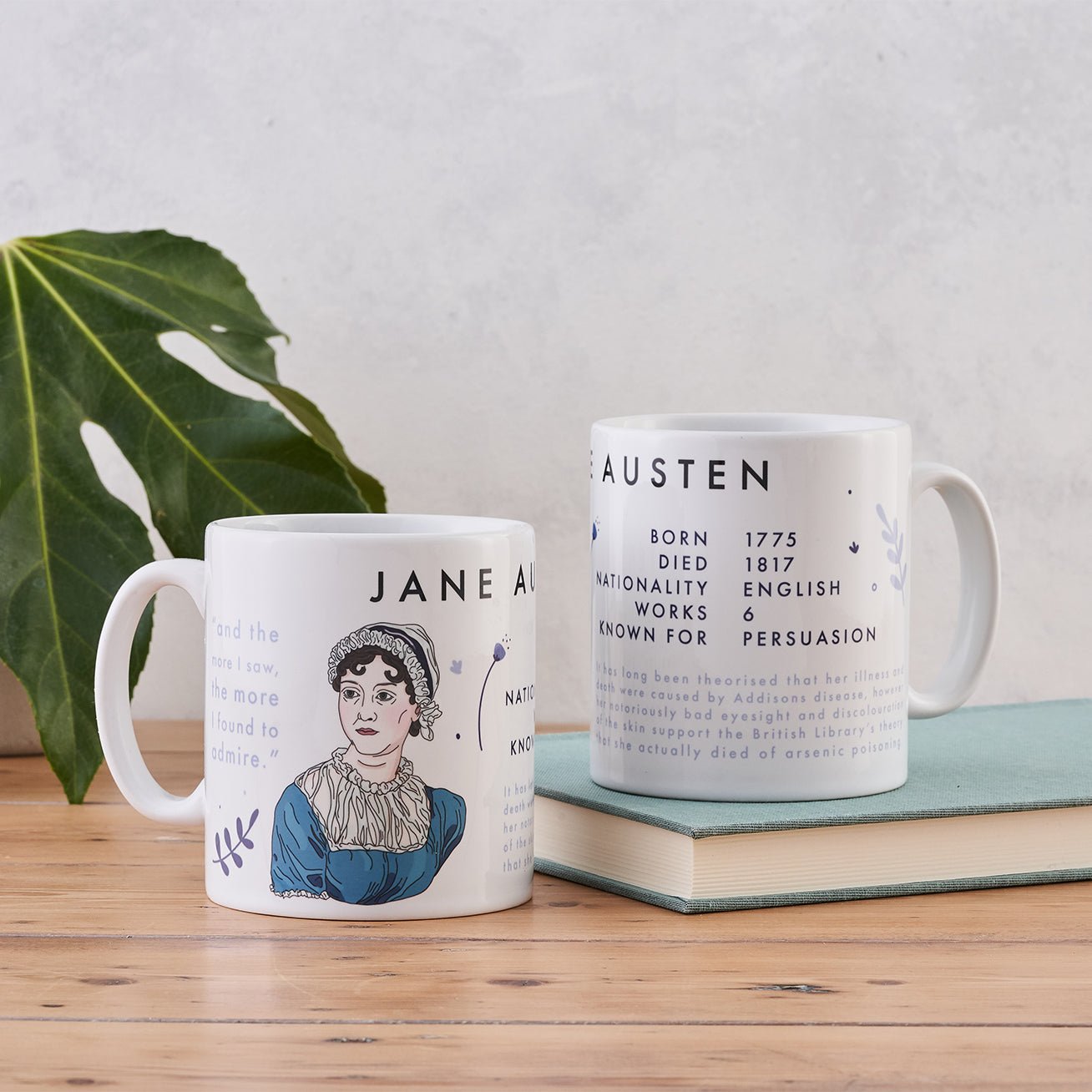 Pack of 6 - Author Mug - Jane Austen