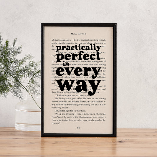 Mary Poppins - Practically Perfect In Every Way - Book Page