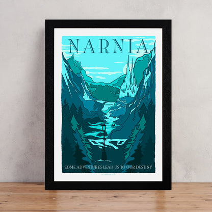 Fictional Travel Poster - Narnia - set of 10