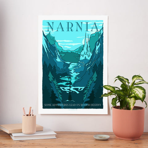 Fictional Travel Poster - Narnia - set of 10