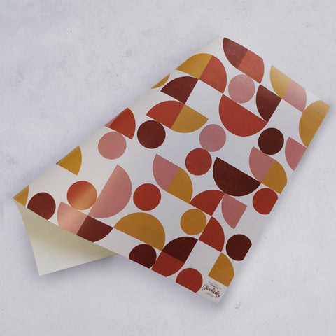 100 Gift Wrap Sheets - Geometric