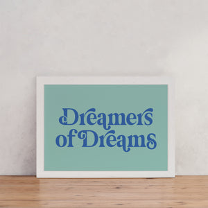 Retro Style "Dreamers of Dreams" - Empowering Art