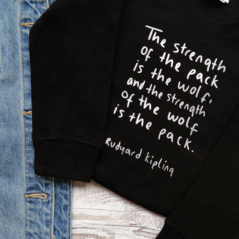 The Jungle Book  “Strength Of The Wolf” Children’s Sweatshirt