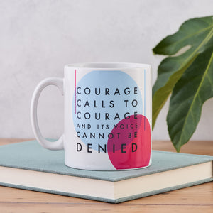 Suffragette Mug ‘Courage Calls To Courage’