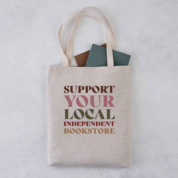Pack of 4 - Support Your Indie Bookstore Tote